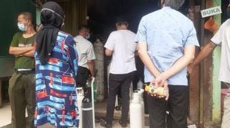 Harga Tabung Oksigen 1.000 Liter Naik Selangit, Keluarga Pasien Covid Cuma Bisa Elus Dada