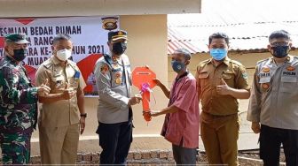 Keren! Program Bedah Rumah Polres Muara Enim Bikin Ikram Tak Mampu Berkata