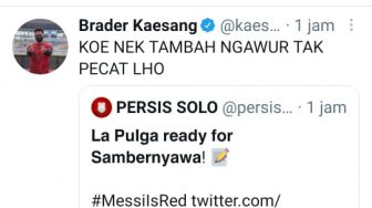 Murka! Ngode Minta Datangkan Lionel Messi ke Persis Solo, Kaesang Ancam Pecat Admin Medsos