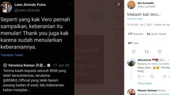 Ketua BEM UI Dengan Veronica Koman Punya Kedekatan, Netizen: Sama-Sama Pengkhianat Bangsa