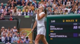 Peringkat 5 WTA, Elina Svitolina Kerja Keras Kalahkan Petenis Non-Unggulan