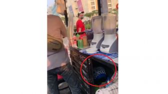 Viral Penjual Minuman di Pinggir Jalan Bikin Publik Gemetar, Benda Ini Jadi Sorotan