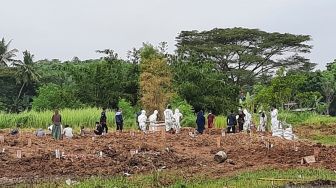 Sebanyak 820 Jenazah Pasien Covid-19 Dimakamkan di TPU Buniayu Tangerang