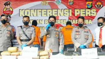 Penyelundupan 16 Kg Sabu Digagalkan Aparat Polres Lampung Selatan