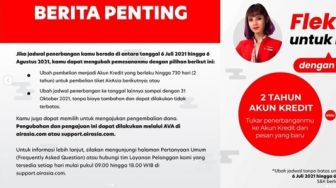 AirAsia Hentikan Penerbangan Selama PPKM Darurat Jawa-Bali Sampai 6 Agustus 2021