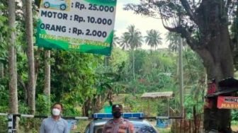 Polisi Tutup Wisata Pemandian Way Bekhak, Pengunjung Disuruh Pulang