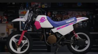 Demi Putrinya yang sedang Ultah, Pembalap Ini Rombak Motor Mini Yamaha Jadi Tampil Beda