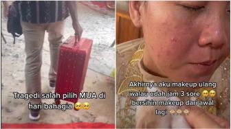 Viral! Ikuti Kemauan Orang Tua, Hasil Riasan Pengantin ini Tak Sesuai Harapan