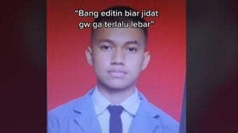 Viral Pria Minta Edit Foto Agar Jidat Tak Terlihat Lebar, Malah Jadi Mirip Squidward