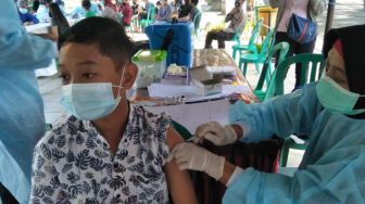 Dinkes Kota Tataram Sebut Sebanyak 877 Anak Telah Divaksin Covid-19