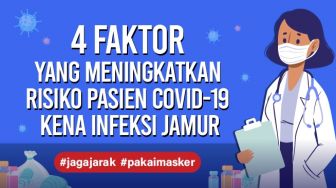 INFOGRAFIS: 4 Faktor Yang Meningkatkan Risiko Pasien Covid-19 Kena Infeksi Jamur