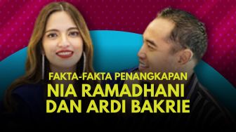 INFOGRAFIS: Fakta-fakta Penangkapan Nia Ramadhani dan Ardi Bakrie