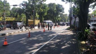 Penutupan 4 Ruas Jalan Protokol di Solo, Polisi Puji Kepedulian Masyarakat