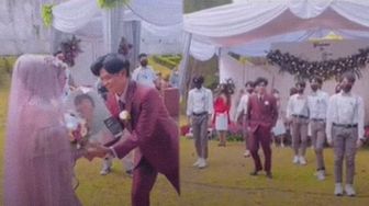 Viral Pengantin Pria Hadiahi Istri Dance Cover BTS di Pernikahan, Bikin Iri Warganet