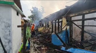 Kebakaran, Enam Rumah Bedeng di Bandar Lampung Hangus