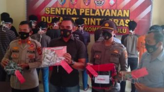 Asyik Pesta Sabu di Pinggir Sungai Ogan, Mantan DPRD OKU Ditangkap