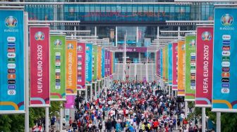 Sistem Keamanan Stadion Wembley Dipertanyakan Jelang Final Euro 2020