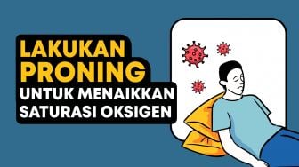 INFOGRAFIS: Lakukan Proning untuk Menaikkan Saturasi Oksigen