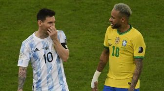 Argentina vs Brasil: Lionel Messi SIap Tempur, Neymar Absen