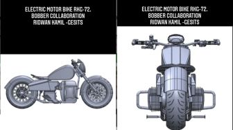 Intip Spesifikasi Sepeda Motor Listrik RKG 5000 Hasil Rancangan Ridwan Kamil