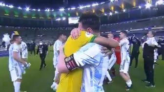 Momen Pelukan Lionel Messi dan Neymar usai Final Copa America