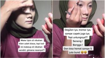 Curhat MUA Rias Mandiri di Hari Pernikahan: Nggak Secantik Mantenku tapi Bangga!