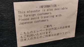 Hotel di Tokyo Larang Tamu Asing Berbagi Lift dengan Orang Jepang, Simak Faktanya