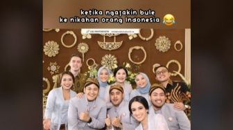 Viral Reaksi Bule Norwegia Diajak Kondangan di Indonesia, Kaget Lihat Jumlah Tamu