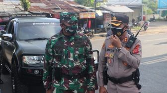Kapolres Ciko dan Danyon Arhanud-14/PWY Tinjau Pos Penutupan Kedawung