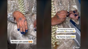 Diduga Tak Profesional, Penampakan Henna di Tangan Pengantin Ini Bikin Miris