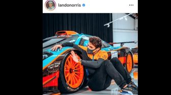 Kisruh Final Piala Euro 2020, Jam Tangan Driver F1 Lando Norris Jadi Sasaran Penjarah