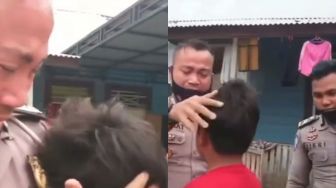 Tangis Polisi Pecah, Dekap Bocah Yatim Piatu di Aceh Ceritakan Unek-unek Hidupnya
