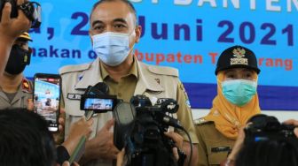 Bupati Zaki Pastikan Stok Oksigen di Kab. Tangerang Aman