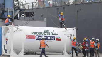Singapura Kirim Iso Tank dan Liquid Oxygen untuk Indonesia