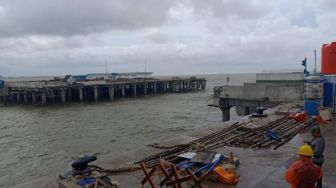 Trestle Pelabuhan Internasional Kijing Ambruk, Kontraktor Lakukan Investigasi