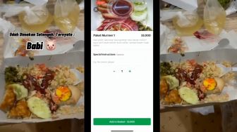 Viral Pelanggan Tak Sengaja Makan Babi saat Order via Ojol, Malah Bikin Netizen Kesal