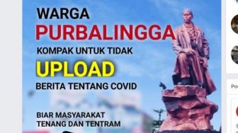 Viral! Warganet di Purbalingga Kampanyekan Stop Sebarkan Berita Covid-19