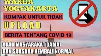 Beredar Selebaran Gerakan Tolak Berita Tentang Covid-19, Ini Tanggapan Pemda DIY