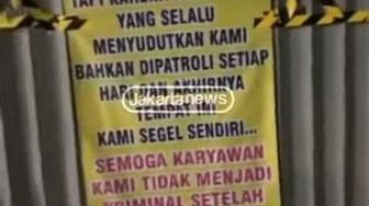 Viral Kafe Disegel Pemiliknya Sendiri di Tengah PPKM Darurat, Sindir Aparat?