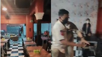 Viral Video Oknum Satpol PP Aniaya Ibu Hamil Pemilik Warkop di Gowa saat Razia PPKM