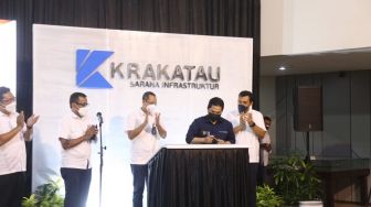 Erick Thohir Resmikan PT Krakatau Sarana Infrastruktur Sebagai Subholding