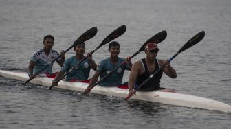 Intip Latihan Atlet Dayung DKI Jakarta Jelang PON XX Papua