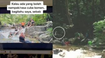 Viral Kisah Pria Alami Kejadian Aneh di Air Terjun, Syok Melihat Hasil Jepretan