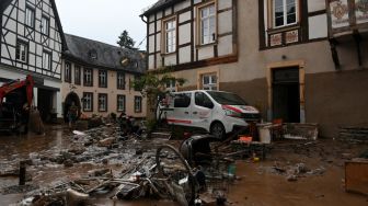 Banjir Bandang Landa Eropa, Puluhan Orang di Jerman Hilang