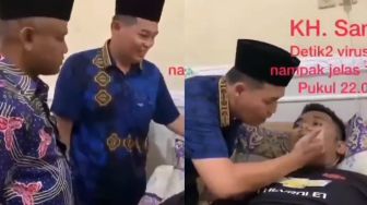 Viral Aksi Nekat Pria Berpeci Hirup Nafas Pasien Covid-19, Foto Wafatnya Beredar