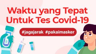 INFOGRAFIS: Catat! Ini Waktu yang Tepat untuk Tes Covid-19