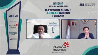 Telkom Group Borong Penghargaan di  Ajang AKHLAK Award 2021