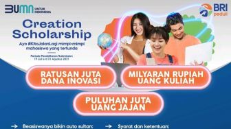 BRI Selenggarakan Creation Scholarship untuk Bangkitkan Potensi Inovasi Mahasiswa