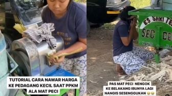 Terharu, Tantowi Yahya Unggah Video Penjual Es Tebu Jongkok Menangis Usai Jualan "Ditawar"