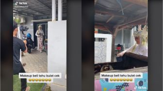 Ngakak! Viral Wanita Sudah Berdandan Bak Pengantin, Ternyata Cuma Mau Beli Ini